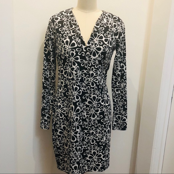 Diane Von Furstenberg Reina Dress 100% Silk Jersey Iconic Summer Dress - Picture 4 of 12
